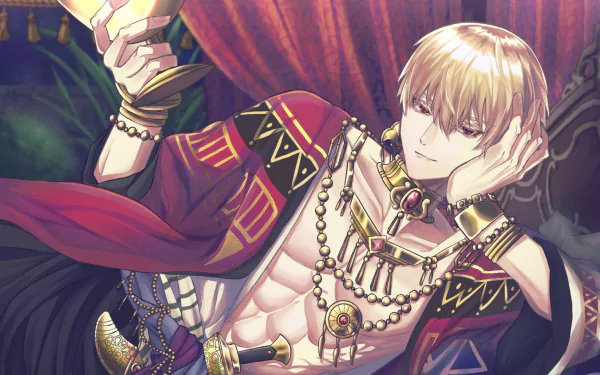 Gilgamesh (Fate Series) video game Fate/Extella: The Umbral Star HD Desktop Wallpaper | Background Image