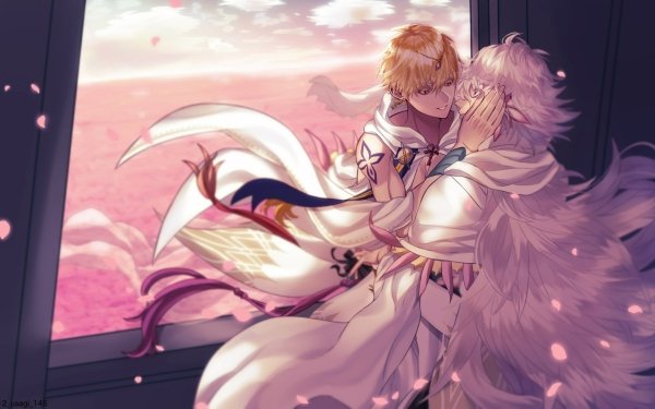 Anime Fate/Grand Order Fate Series Merlin Gilgamesh HD Wallpaper | Background Image