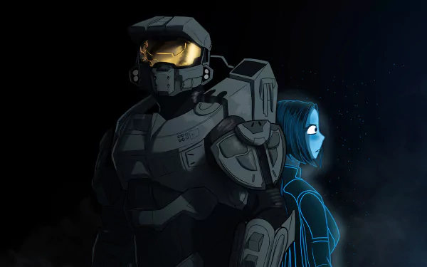 Cortana (Halo) Master Chief video game Halo 5: Guardians HD Desktop Wallpaper | Background Image