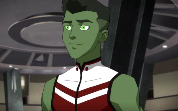 Garfield Logan Beast Boy TV Show Young Justice HD Desktop Wallpaper | Background Image