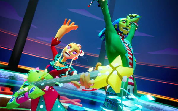 video game No Straight Roads HD Desktop Wallpaper | Background Image