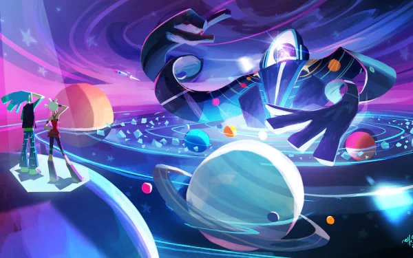 video game No Straight Roads HD Desktop Wallpaper | Background Image