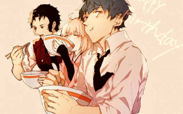 Berserker (Fate/Grand Order) Saitou Hajime Sakura Saber Anime Fate/Grand Order HD Desktop Wallpaper | Background Image