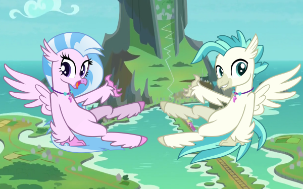 TV Show My Little Pony: Friendship is Magic My Little Pony Silverstream Terramar HD Wallpaper | Background Image