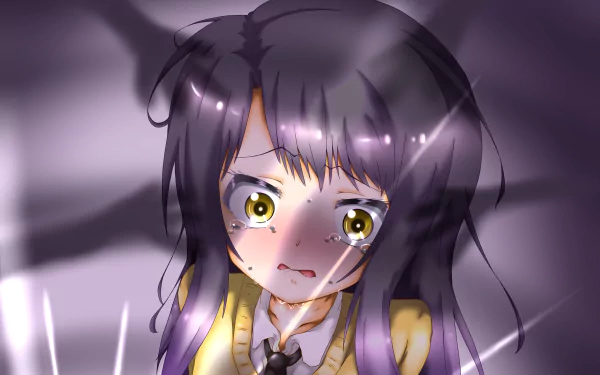 Miko Yotsuya Anime Mieruko-chan HD Desktop Wallpaper | Background Image