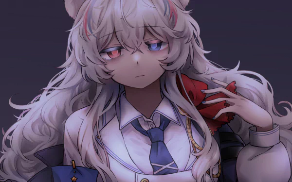 white hair heterochromia Rosa (Arknights) video game Arknights HD Desktop Wallpaper | Background Image