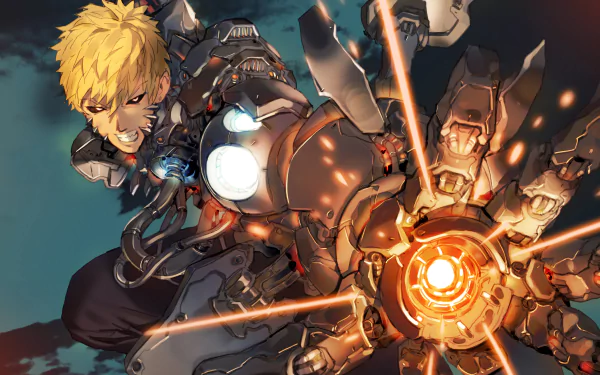 Genos (One-Punch Man) Anime One-Punch Man HD Desktop Wallpaper | Background Image