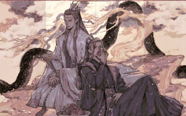 Lan Xichen Jiang Cheng Anime Mo Dao Zu Shi HD Desktop Wallpaper | Background Image