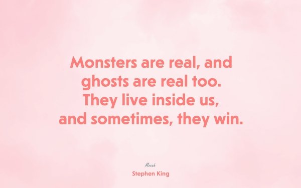 Misc Quote Stephen King HD Wallpaper | Background Image