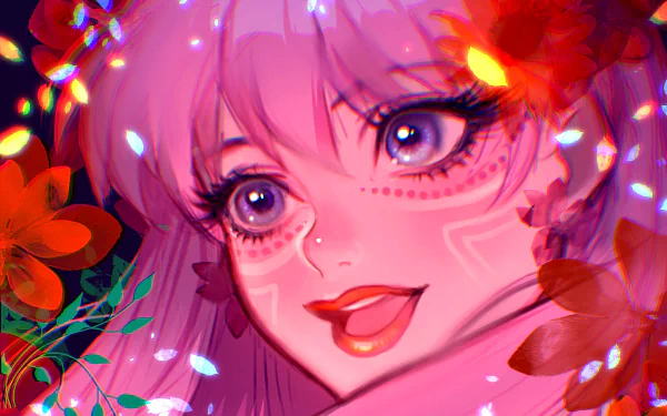 Belle (Ryuu to Sobakasu no Hime) Suzu Naitou Anime Belle (2021) HD Desktop Wallpaper | Background Image