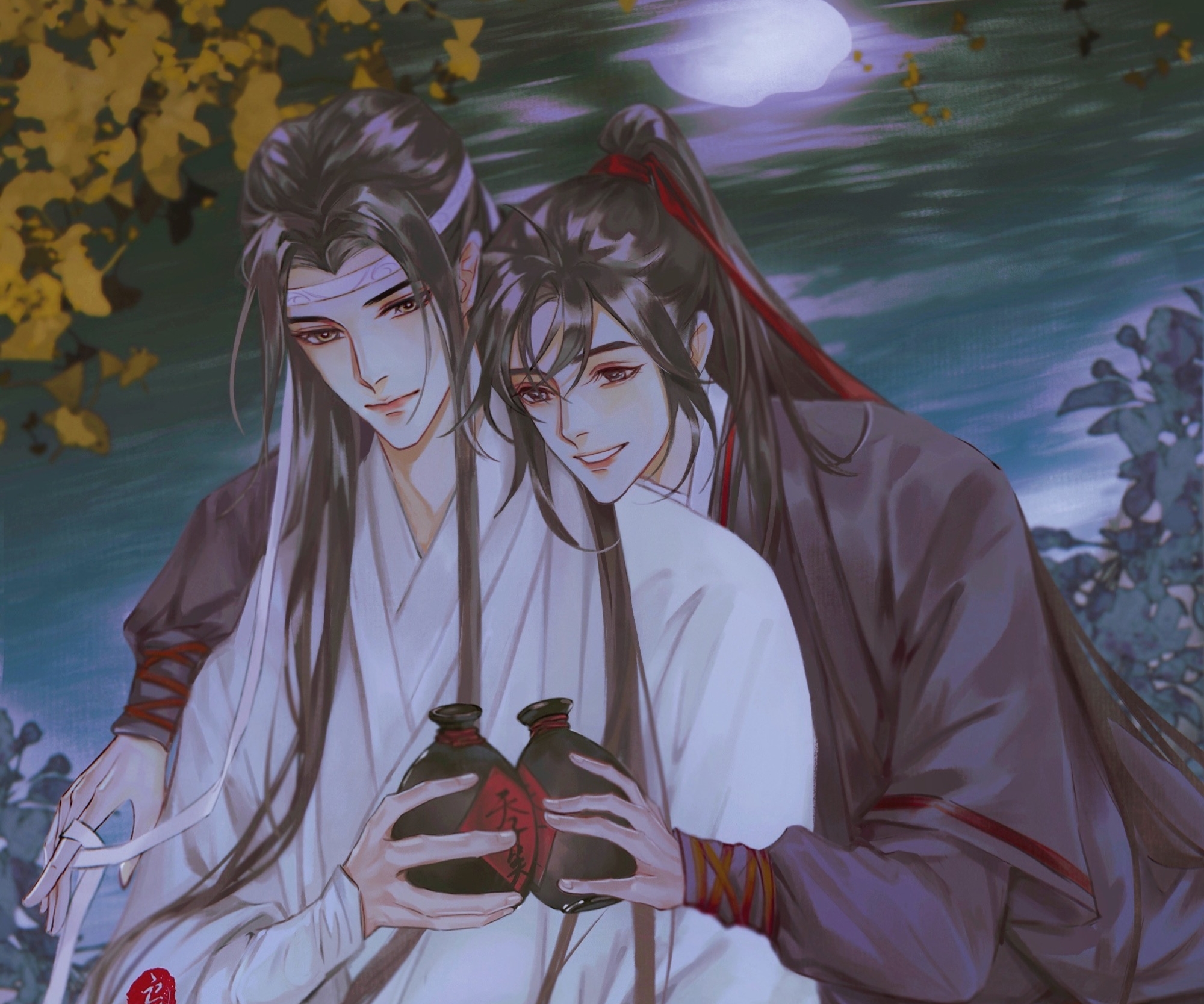 Download Wei Wuxian Lan Wangji Anime Mo Dao Zu Shi HD Wallpaper