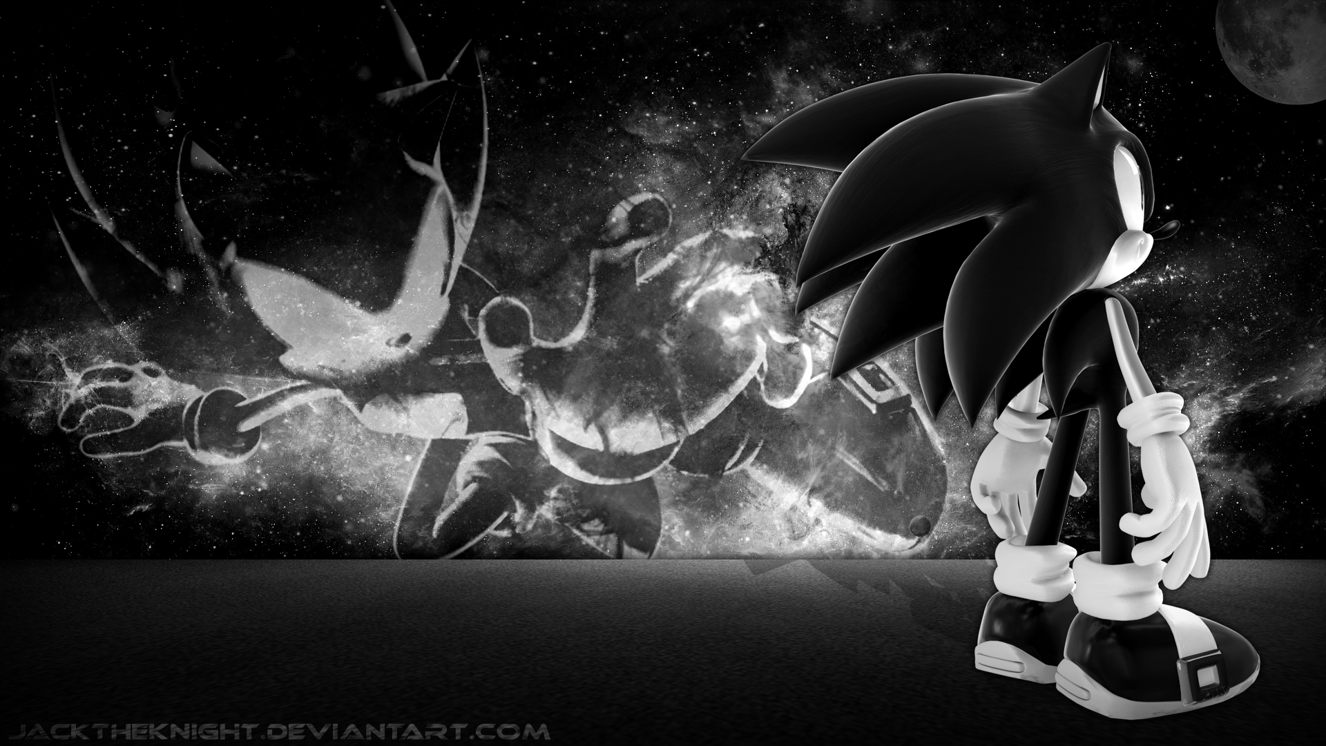 Epic Dark Sonic by JackTheKnight by JackTheKnight