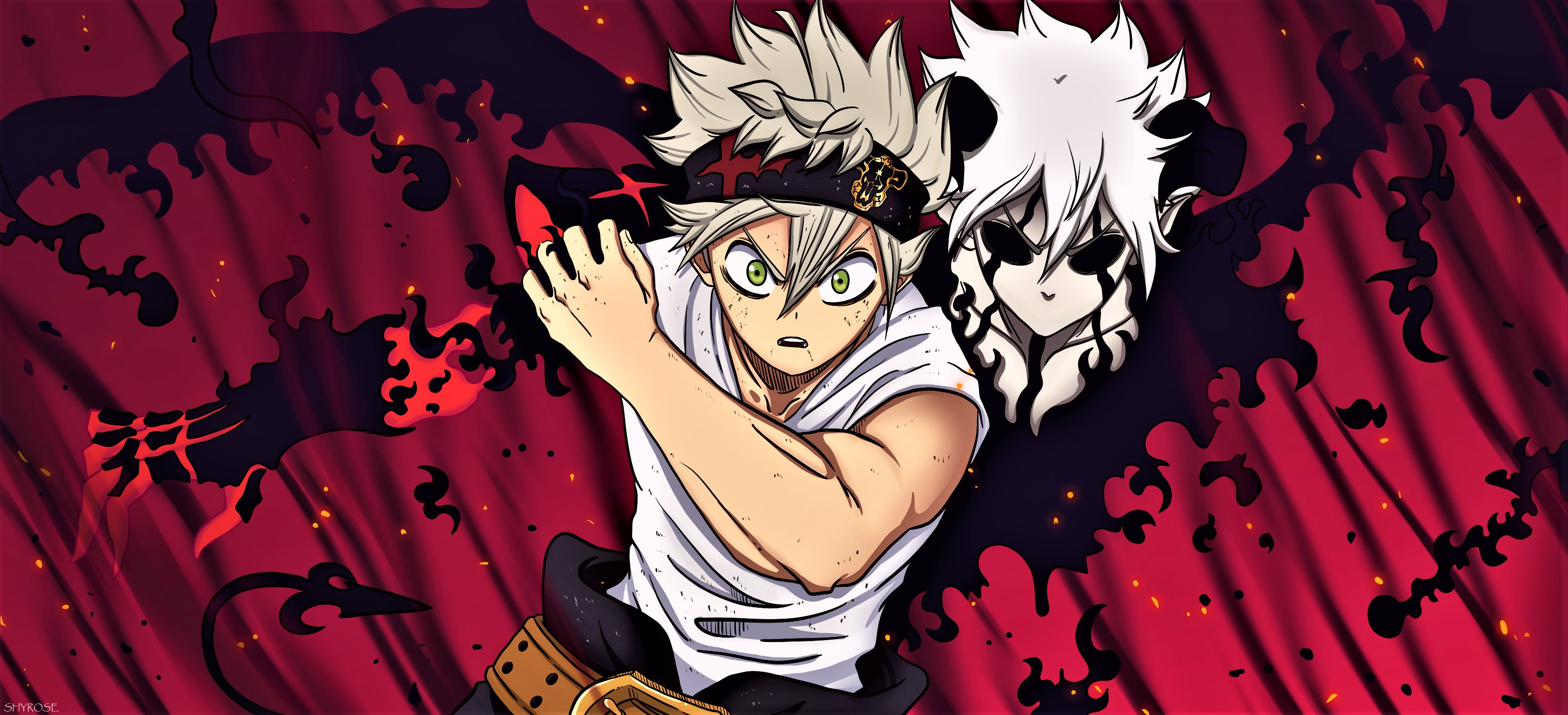 Download Liebe Black Clover Asta And Yami Wallpaper