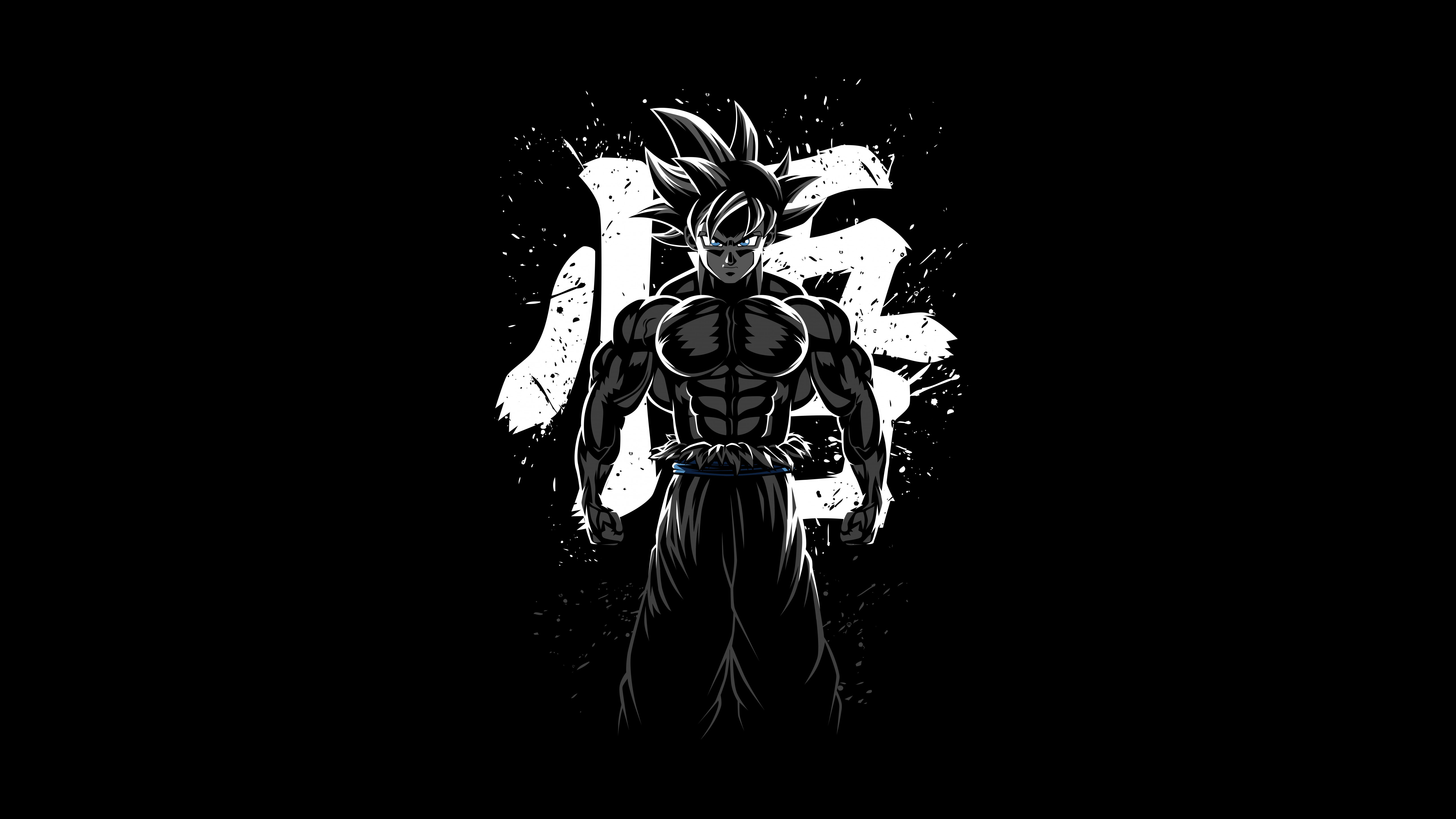 Powerful and iconic Background 4k goku for anime and Dragon Ball Z fans