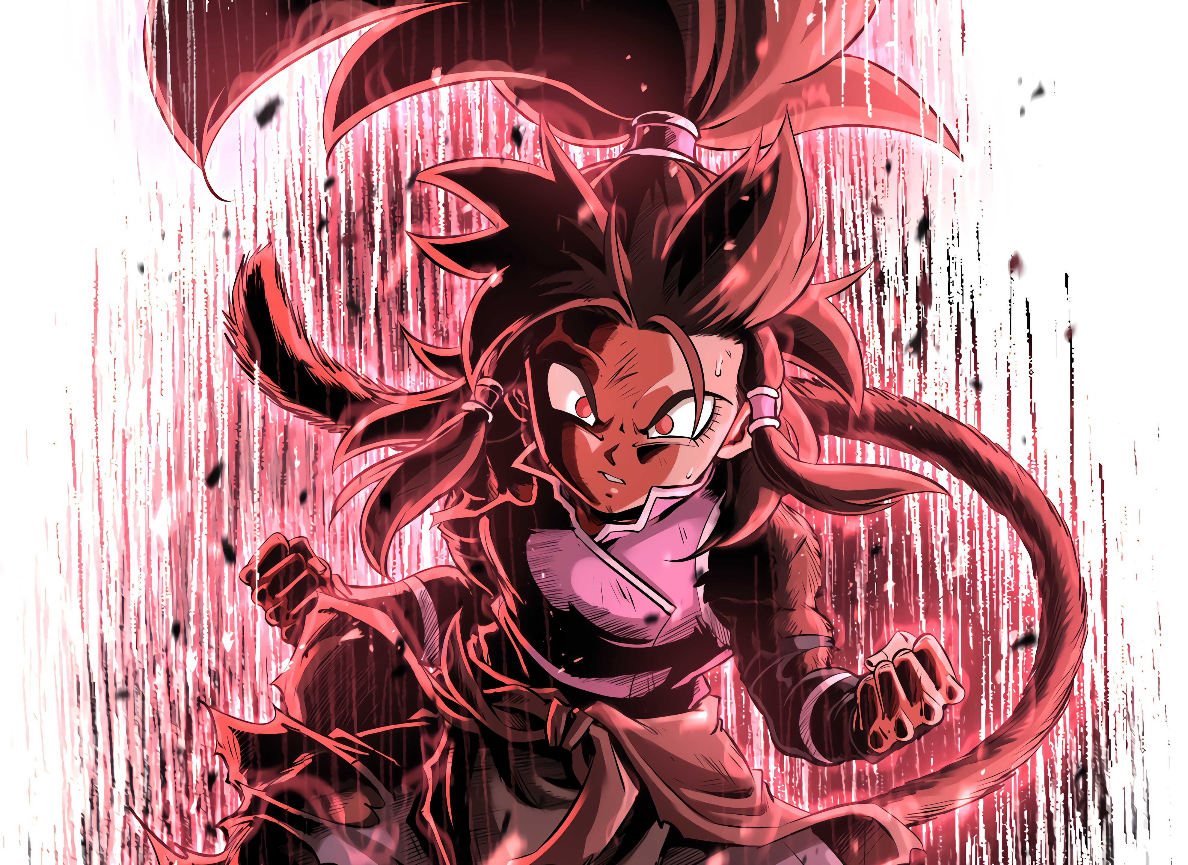 Mobile wallpaper: Anime, Dragon Ball, Dragon Ball Gt, Super Saiyan 4, Pan  (Dragon Ball), 1189710 download the picture for free.