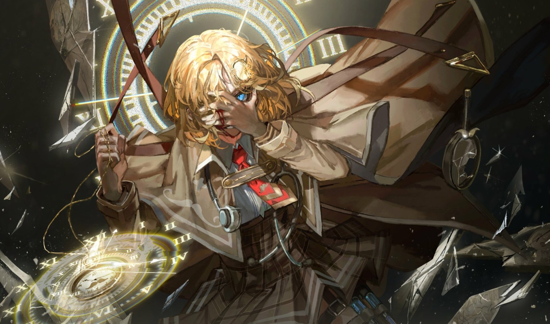 Download Watson Amelia Anime Virtual Youtuber HD Wallpaper by QUASARCAKE