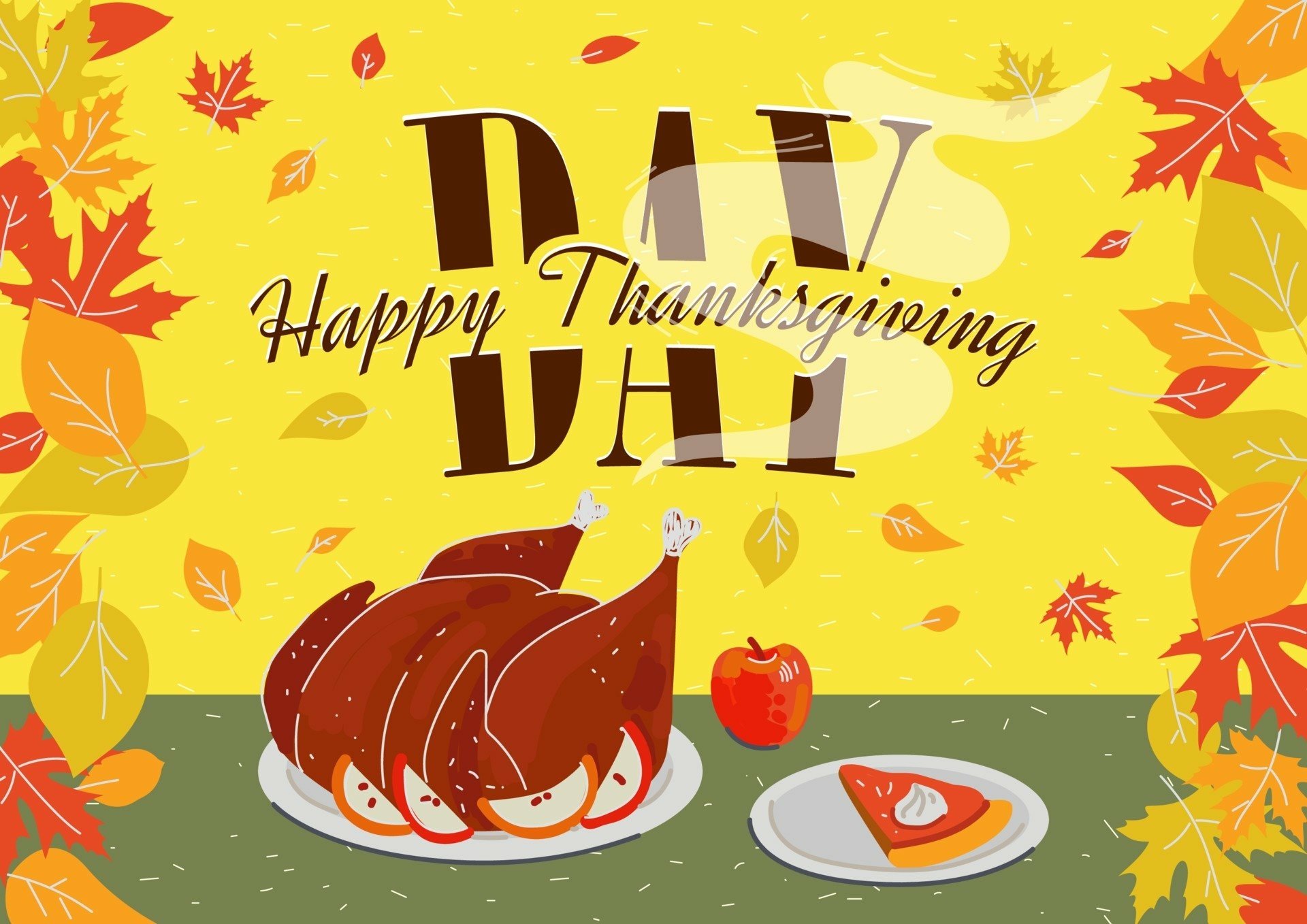 Download Happy Thanksgiving Holiday Thanksgiving HD Wallpaper