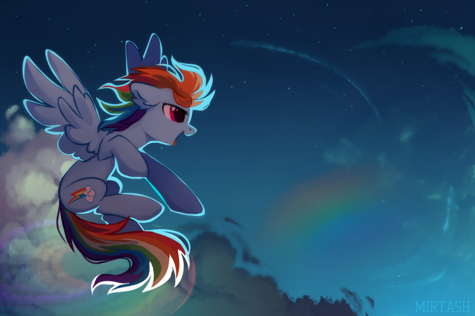 Download Rainbow Dash TV Show My Little Pony: Friendship Is Magic HD Wallpaper