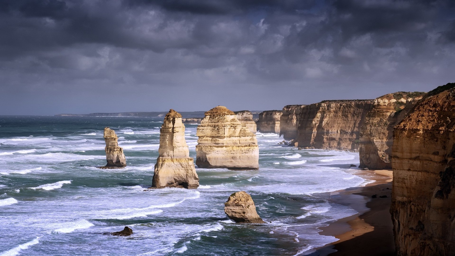 Download Coast Australia Cliff Nature The Twelve Apostles HD Wallpaper