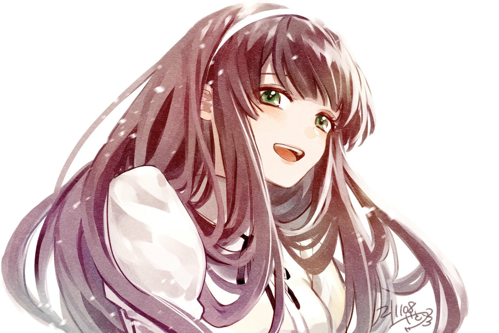 Download Kurou Nadeshiko Anime Clock Zero HD Wallpaper