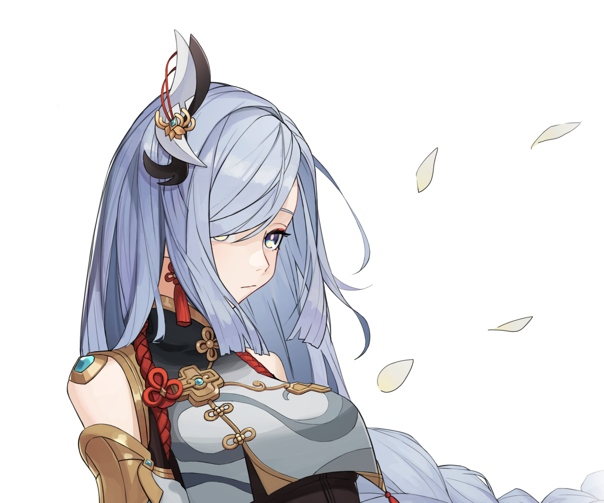 Download Shenhe (Genshin Impact) Video Game Genshin Impact HD Wallpaper by アオイロ