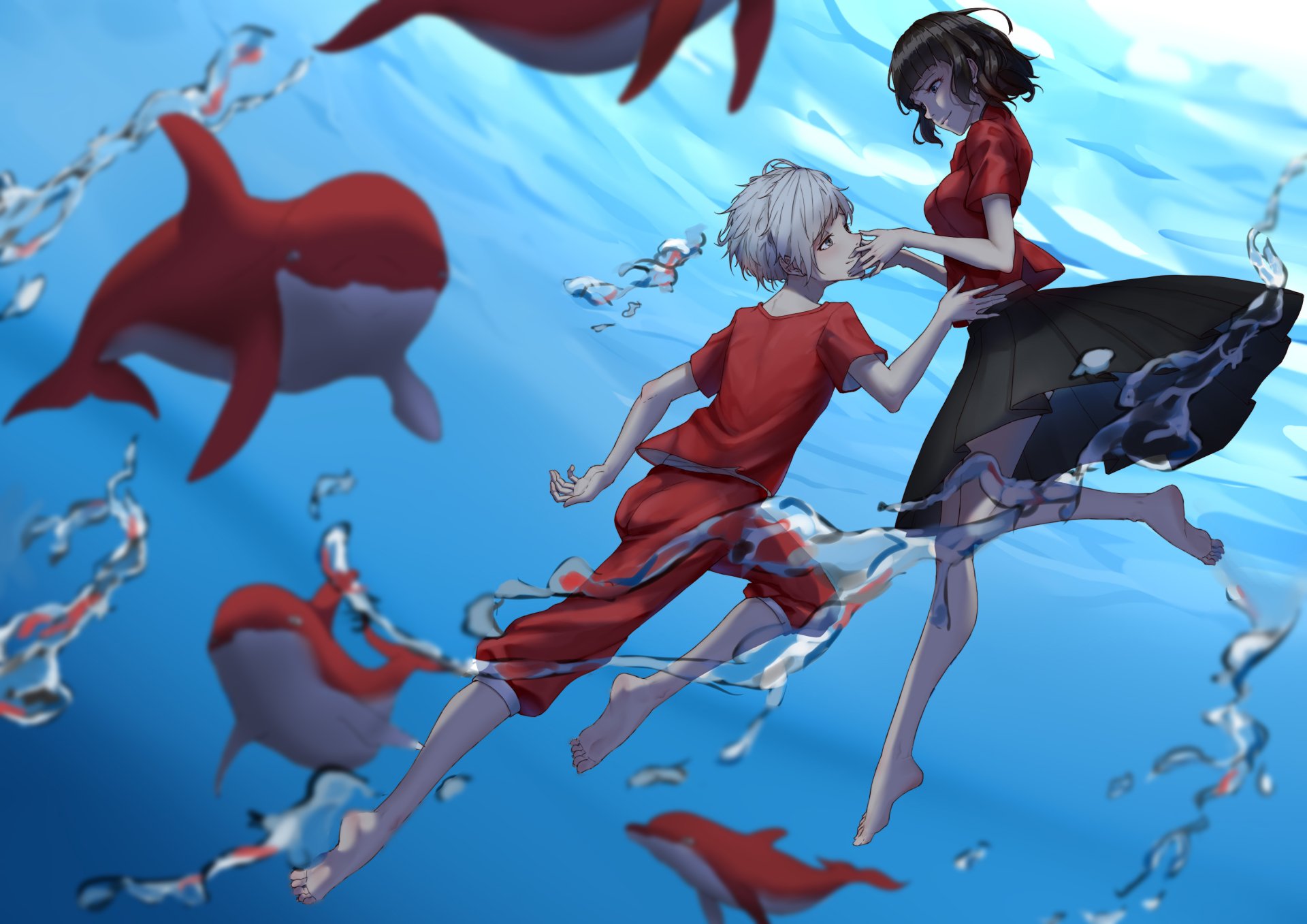 Download Anime Big Fish & Begonia HD Wallpaper