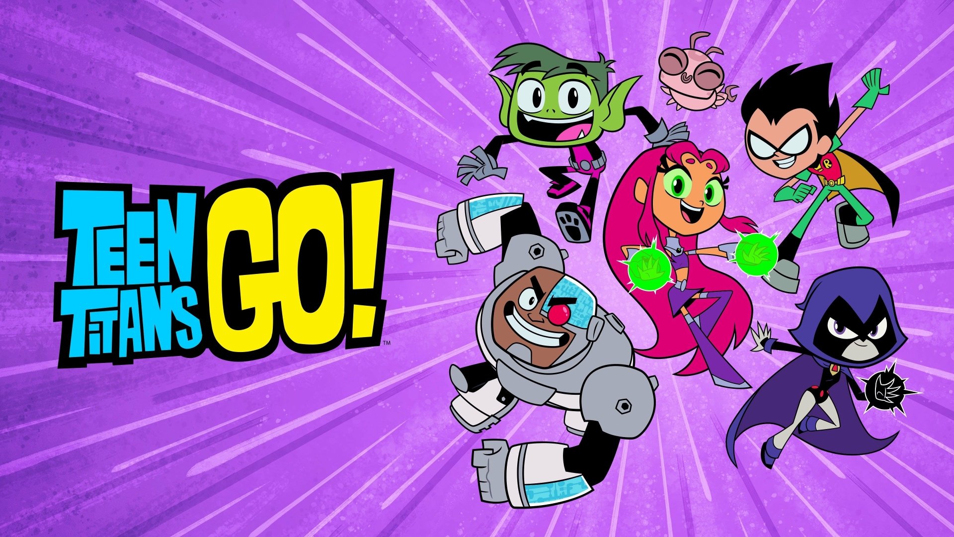 Teen Titans GO 4K Robin Raven Starfire Beast Boy Cyborg 
