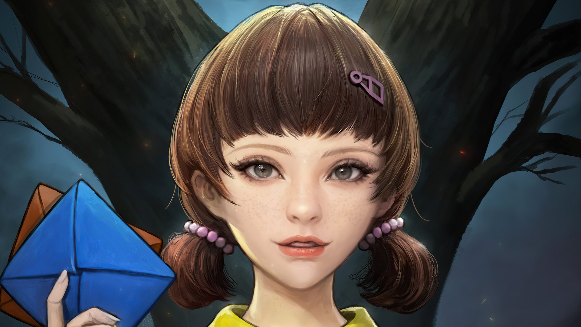 Download TV Show Squid Game 4k Ultra HD Wallpaper by Kim Sung Hwan