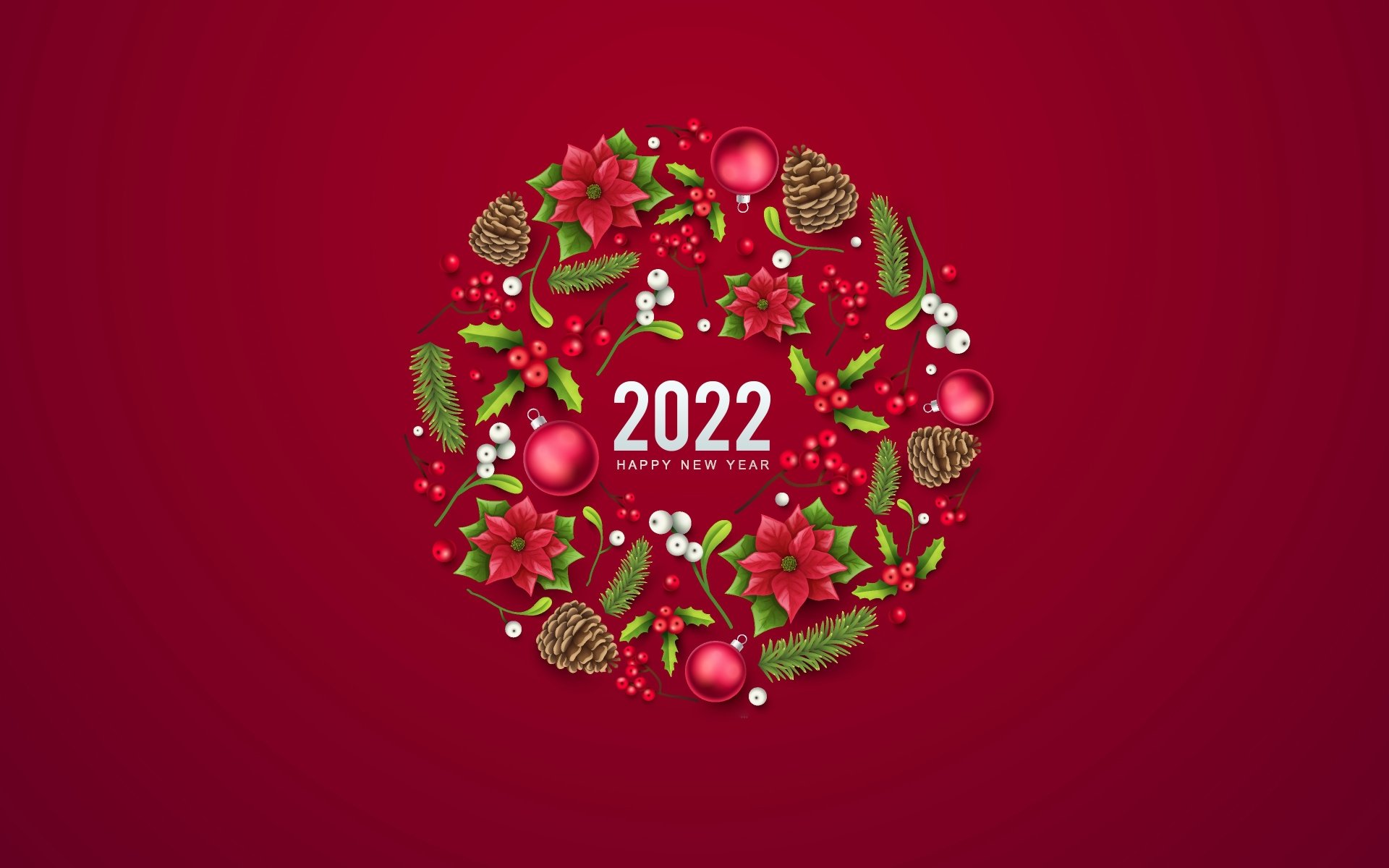 Download Holiday New Year 2022 4k Ultra HD Wallpaper
