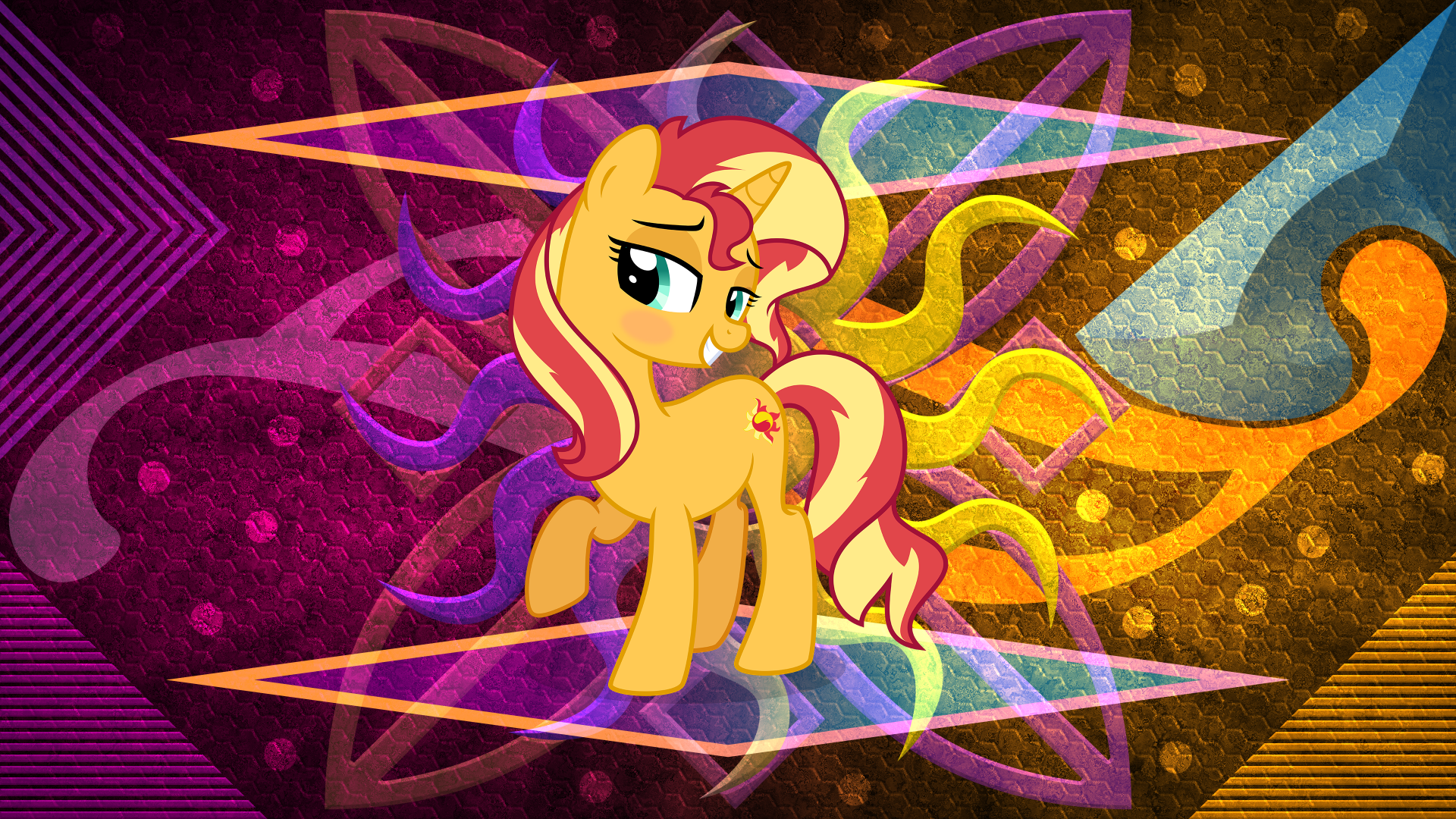 Download Sunset Shimmer TV Show My Little Pony: Friendship Is Magic 4k Ultra HD Wallpaper
