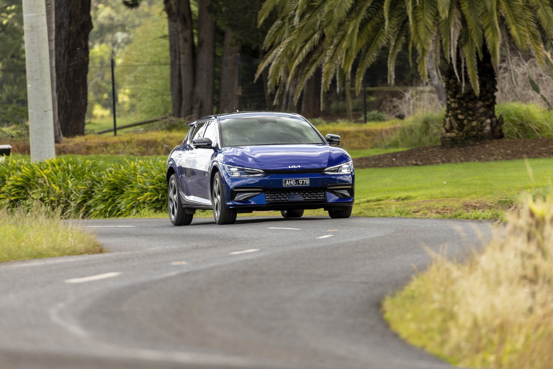 Download Electric Car SUV Vehicle Kia EV6 GT Line 4k Ultra HD Wallpaper