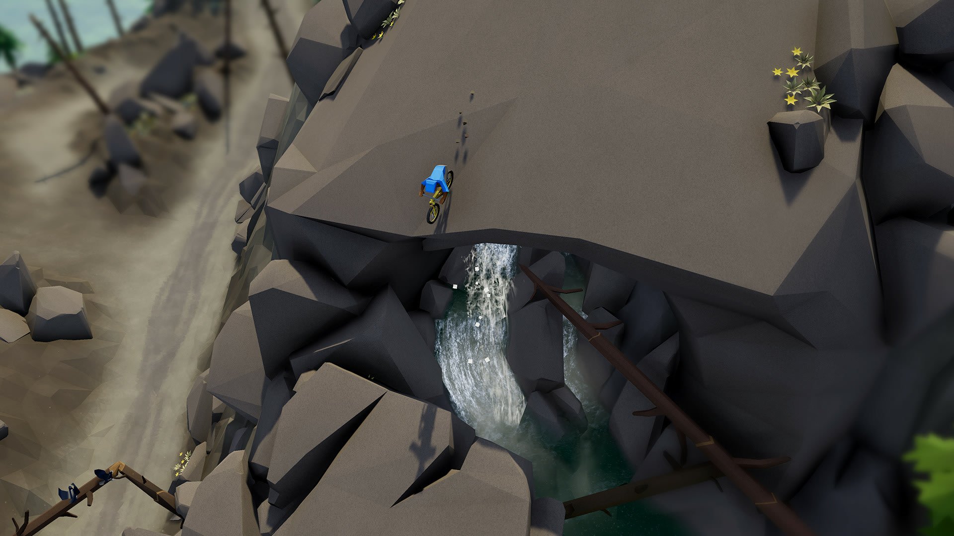 Download Video Game Lonely Mountains: Downhill HD Wallpaper