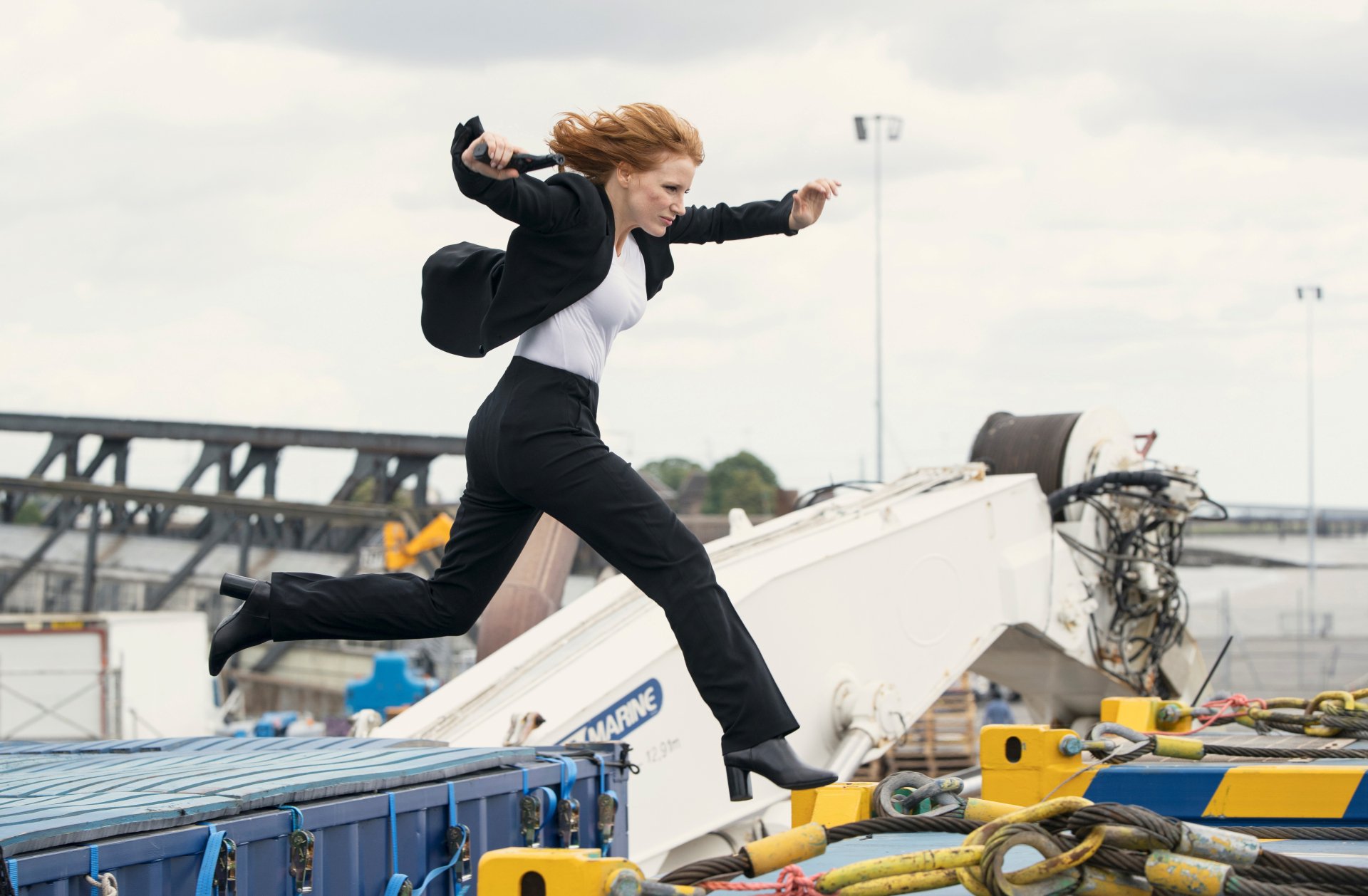 Download Jessica Chastain Movie The 355 4k Ultra HD Wallpaper