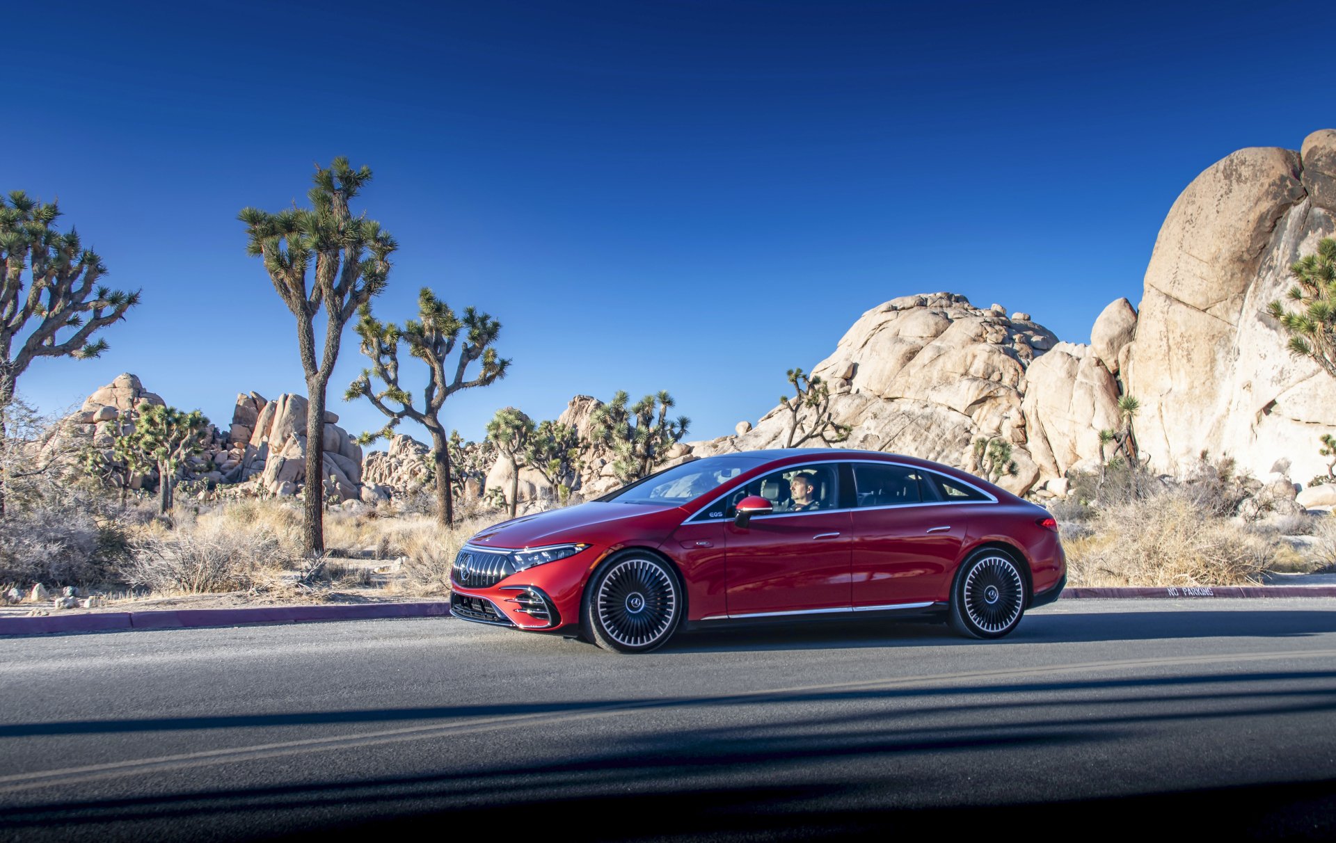 Download Electric Car Mercedes-AMG EQS 53 4MATIC Vehicle Mercedes-AMG E 53 4k Ultra HD Wallpaper