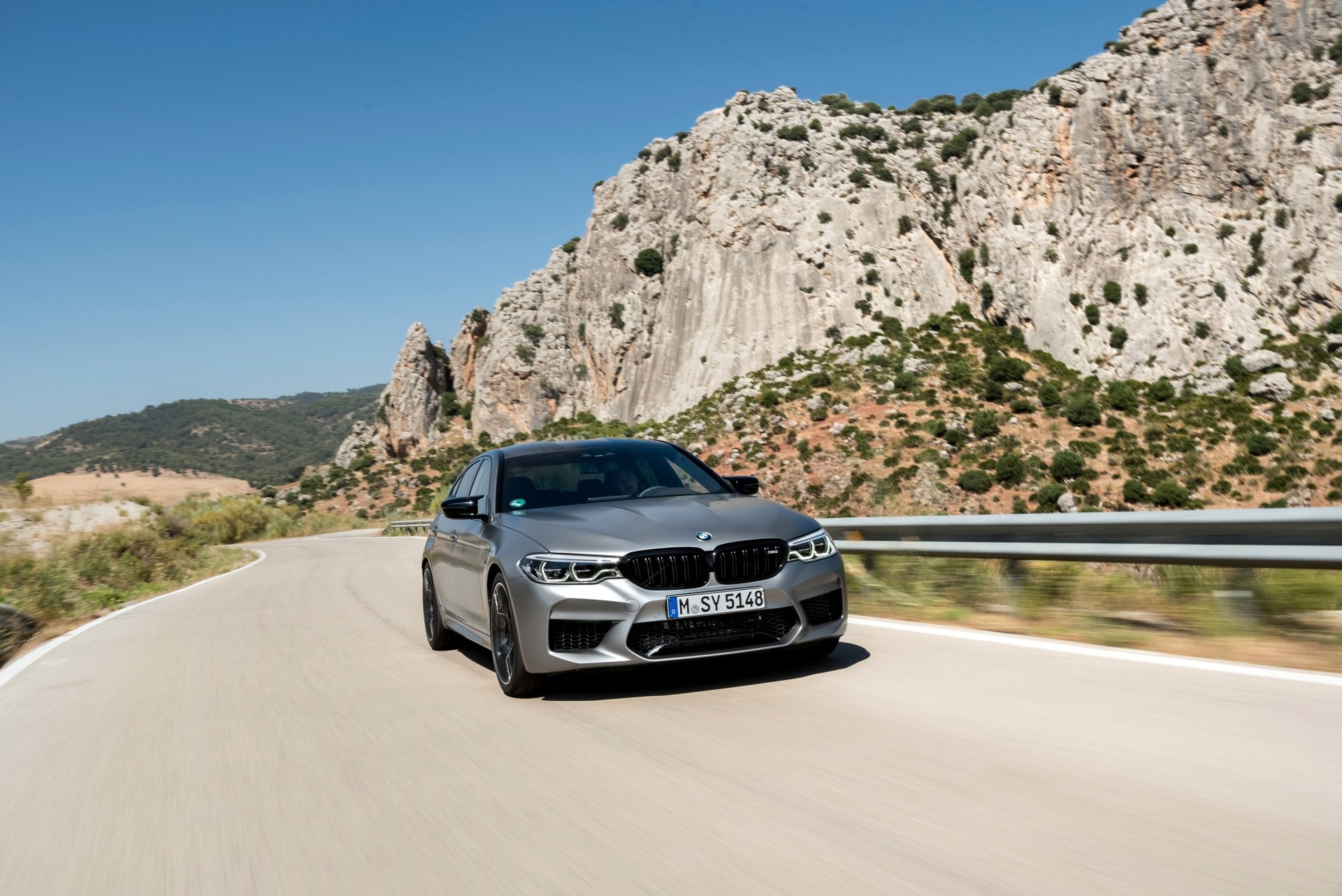 Download Vehicle BMW M5 Competition 4k Ultra HD Wallpaper