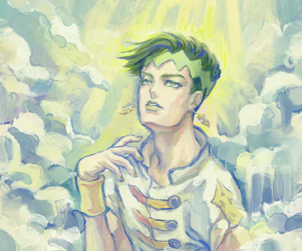 Rohan Kishibe Diamond is Unbreakable Anime Jojo's Bizarre Adventure HD Desktop Wallpaper | Background Image