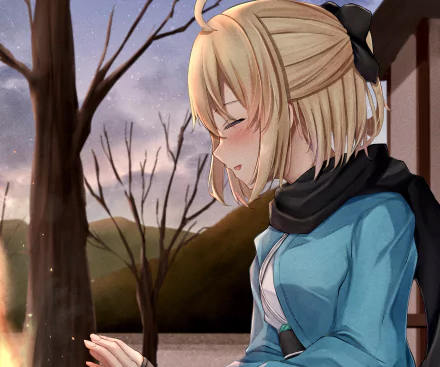 Sakura Saber Anime Fate/KOHA-ACE HD Desktop Wallpaper | Background Image