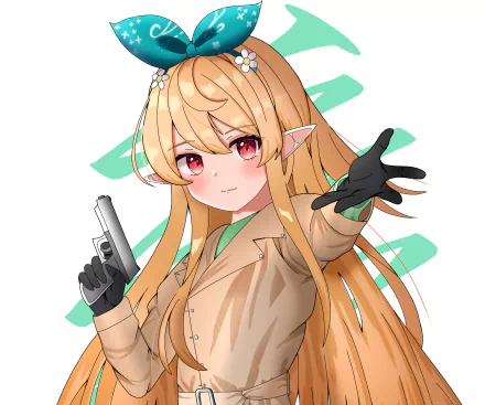 Nijisanji Pomu Rainpuff Anime Virtual Youtuber HD Desktop Wallpaper | Background Image