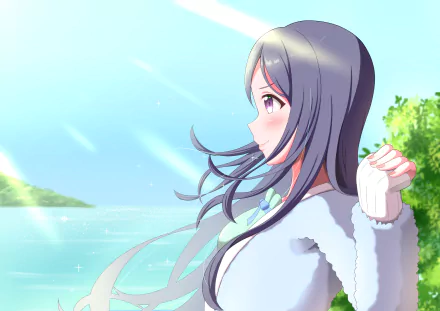 Kanan Matsuura Anime Love Live! Sunshine!! HD Desktop Wallpaper | Background Image