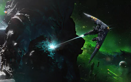 Sci Fi spaceship HD Desktop Wallpaper | Background Image