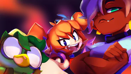 video game Demon Turf HD Desktop Wallpaper | Background Image