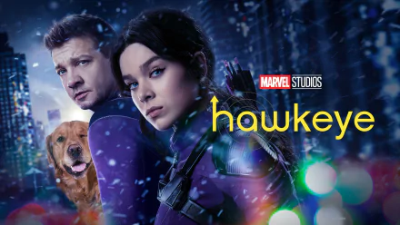 Lucky the Pizza Dog Kate Bishop Jeremy Renner Hailee Steinfeld Clint Barton TV Show Hawkeye HD Desktop Wallpaper | Background Image