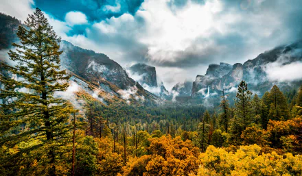 national park California valley nature Yosemite National Park HD Desktop Wallpaper | Background Image