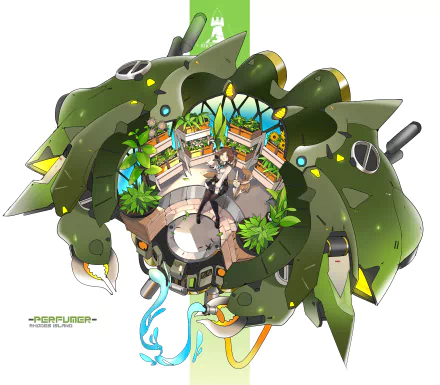 Perfumer (Arknights) Anime Monogatari (Series) HD Desktop Wallpaper | Background Image