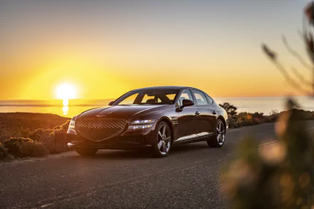 Genesis G80 3.5T AWD Sport vehicle Genesis G80 HD Desktop Wallpaper | Background Image