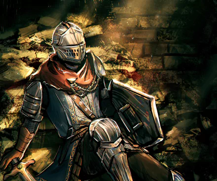 Oscar of Astora video game Dark Souls HD Desktop Wallpaper | Background Image