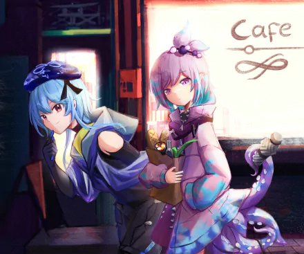 Mizuki (Arknights) Kirara (Arknights) video game Arknights HD Desktop Wallpaper | Background Image