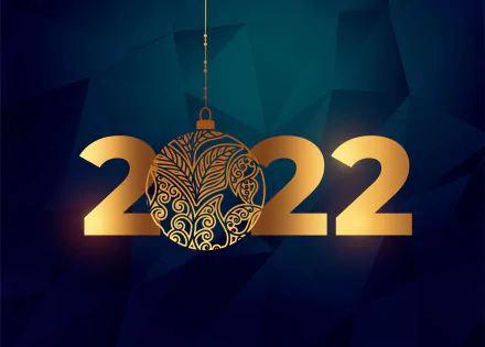 holiday New Year 2022 HD Desktop Wallpaper | Background Image