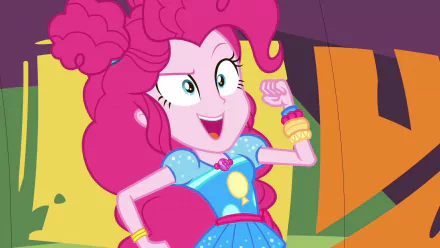 Pinkie Pie movie My Little Pony: Equestria Girls - Sunset's Backstage Pass HD Desktop Wallpaper | Background Image