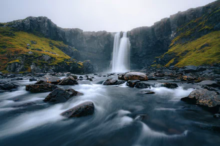Iceland waterfall nature Seljalandsfoss HD Desktop Wallpaper | Background Image